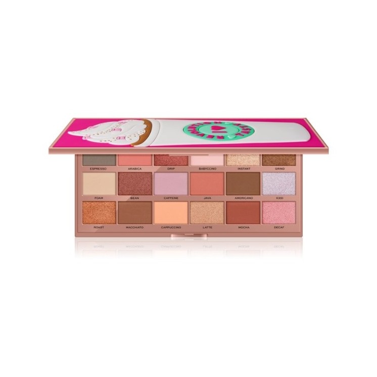 Makeup Revolution I Heart Revolution Tasty Paletka 18 cieni do powiek Coffee