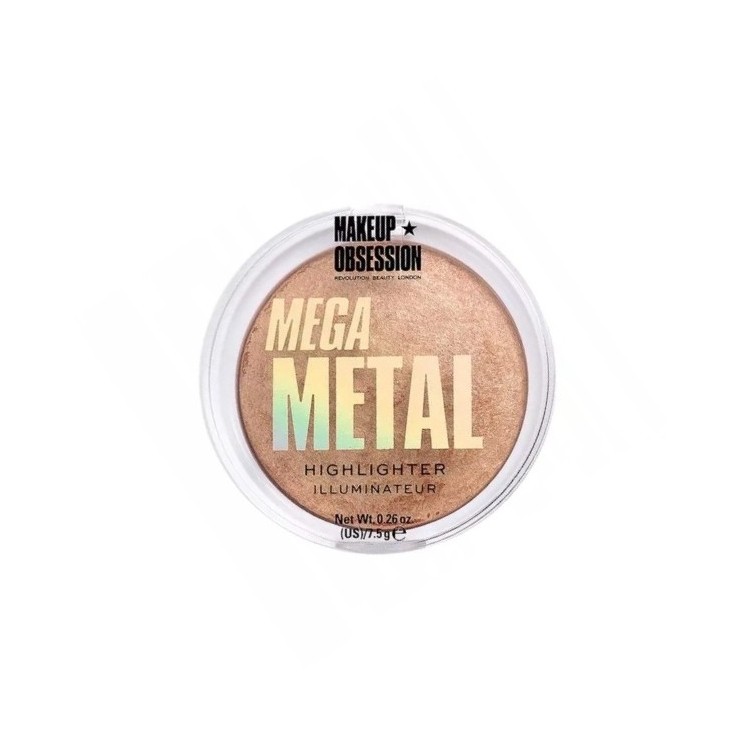 Makeup Revolution Obsession Rozświetlacz do twarzy Mega Metal 7,5 g