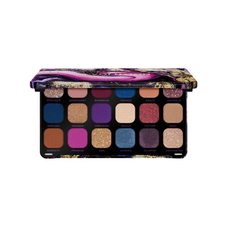 Makeup Revolution Paletka 18 cieni do powiek Flawless Eutopia 1,1 g