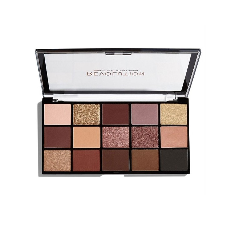 Makeup Revolution Re-loaded Paletka 15 cieni do powiek Velvet Rose 16,5 g