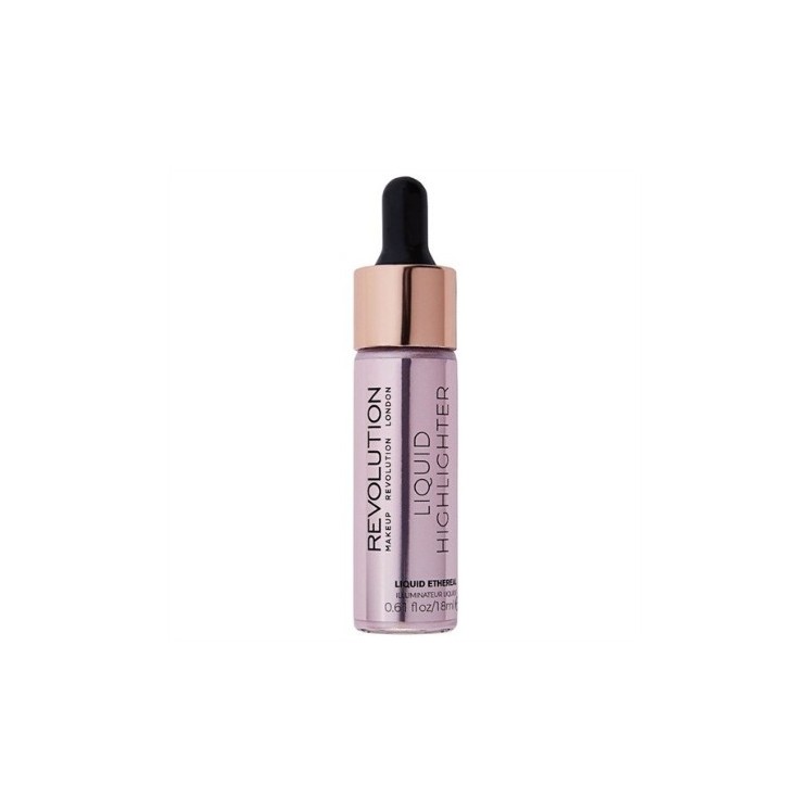Makeup Revolution Liquid Highlighter Rozświetlacz do twarzy w płynie Liquid Ethereal 18 ml