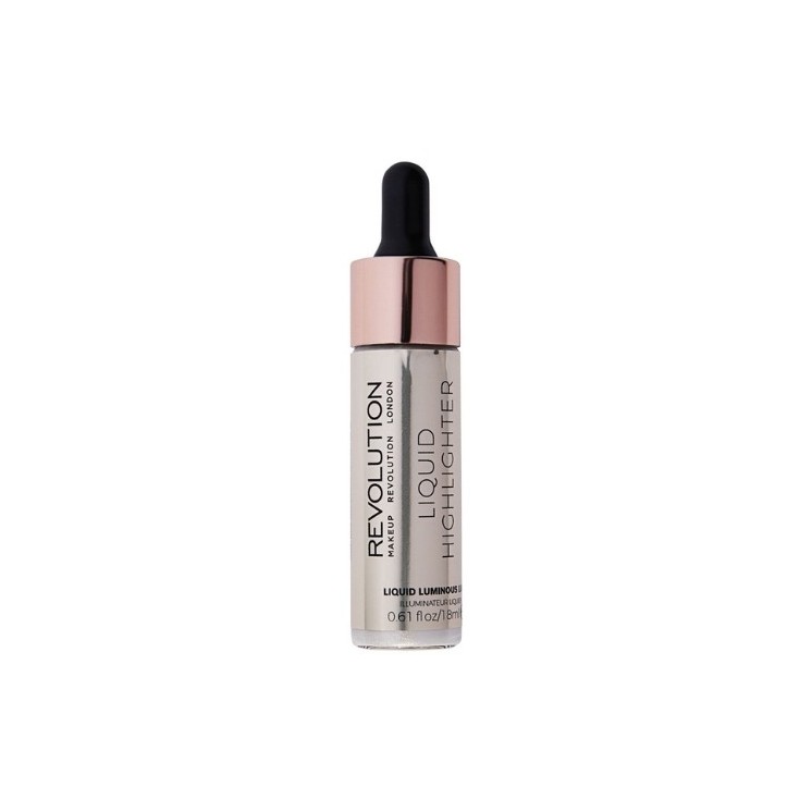 Makeup Revolution Liquid Highlighter Rozświetlacz do twarzy w płynie Luminous Luna 18 ml