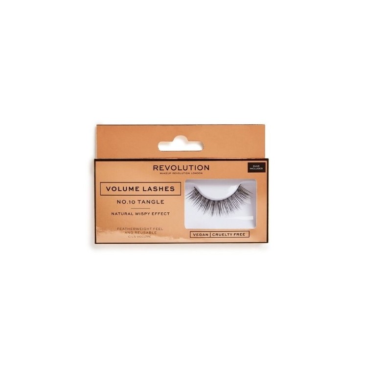 Makeup Revolution Volume Lashes Rzęsy na pasku /NO.10/