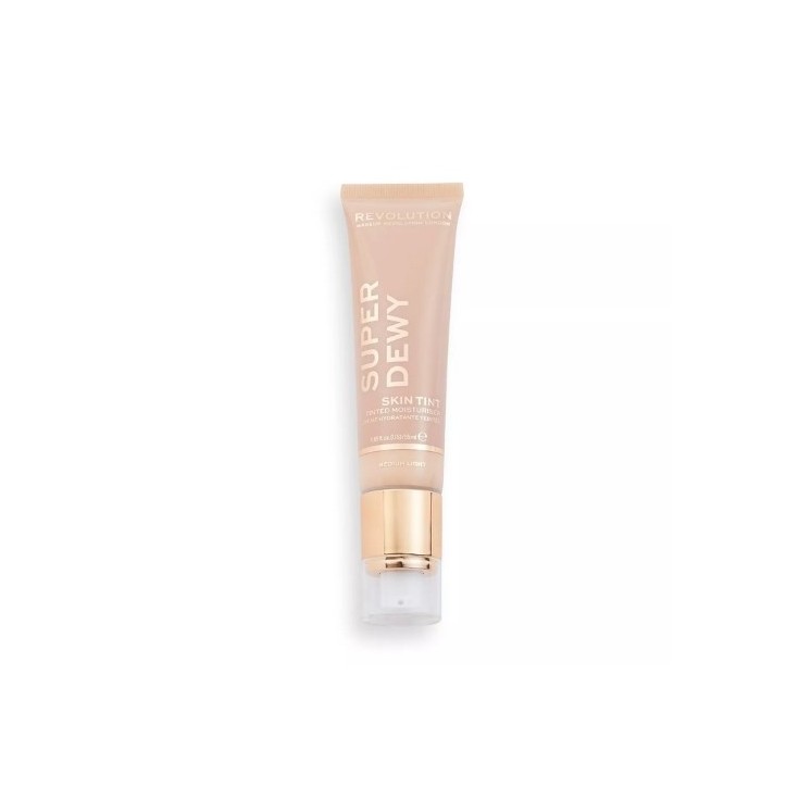 Makeup Revolution SuperDewy koloryzujący Krem nawilżający do twarzy Medium Light 50 ml