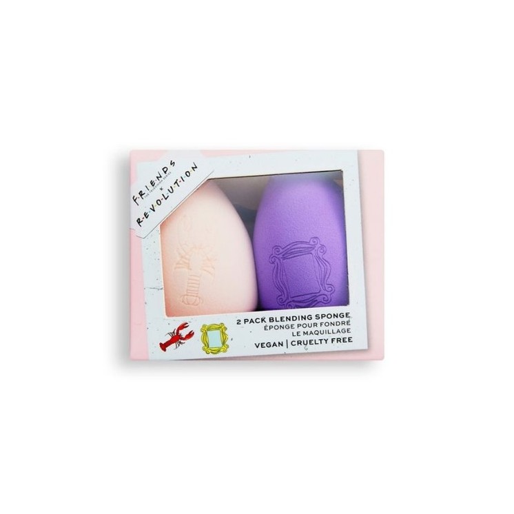 Makeup Revolution x Friends Set mit 2 Make-up-Schwämmen