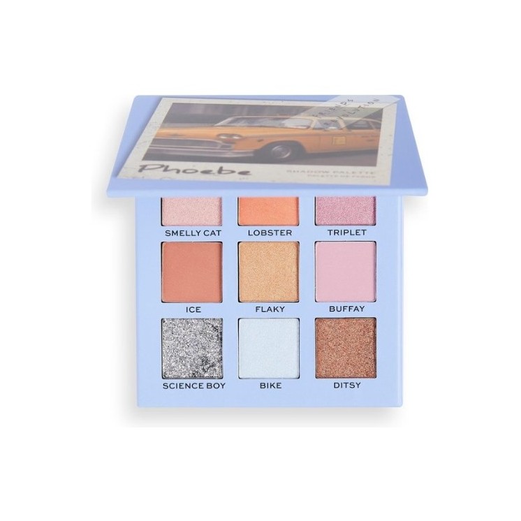 Makeup Revolution x Friends Paletka 9 cieni do powiek Phoebe 1 g
