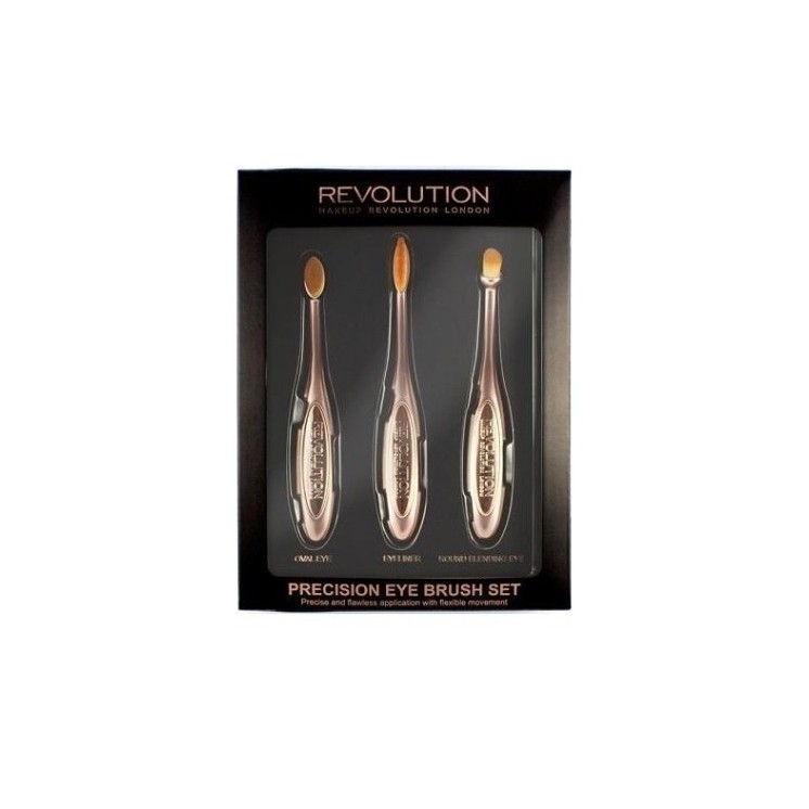 Makeup Revolution Precision Eye Set Zestaw szczotek do makijażu oczu