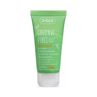 Ziaja Coconut Vibes nährende und feuchtigkeitsspendende Gesichtscreme 50 ml