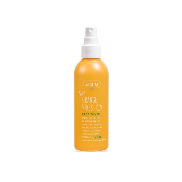 Ziaja Orange Vibes nawilżająco-odświeżający Tonik do twarzy 190 ml