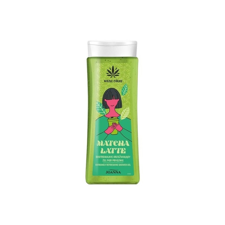 Joanna NIEZŁE ZIÓŁKO Żel pod prysznic Matcha Latte Ekstremalnie Orzeźwiający 300 ml