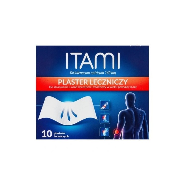 Itami Plaster leczniczy 140mg 10 sztuk