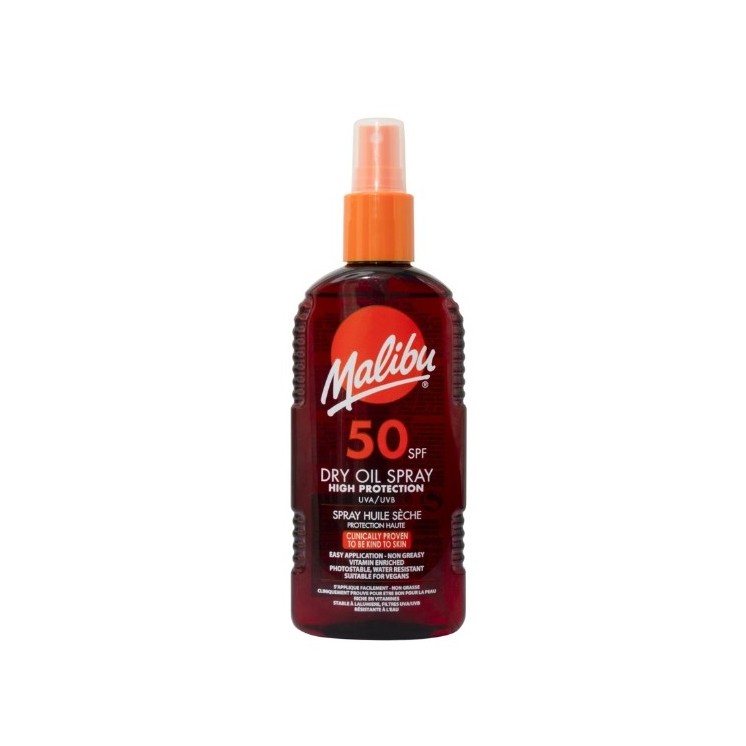 Malibu suchy Olejek w spray'u SPF50 200 ml