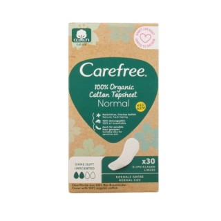 Carefree Normal Slipeinlagen Organic -Baumwolle, 30 Stück Carefree Normal Slipeinlagen Organic -Baumwolle, 30 Stück
