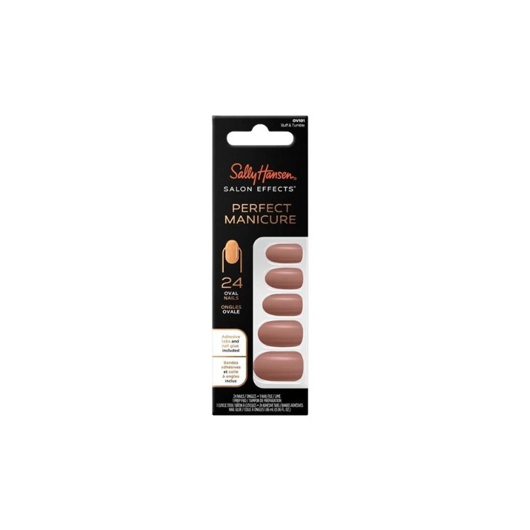 Sally Hansen Salon Effects Perfect Manicure Tipsy do paznokci Buff & Tumble 24 sztuki