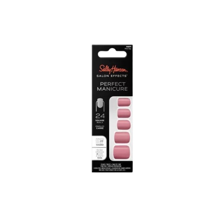 Sally Hansen Salon Effects Perfect Manicure Nail tips Pink Clay 24 шт