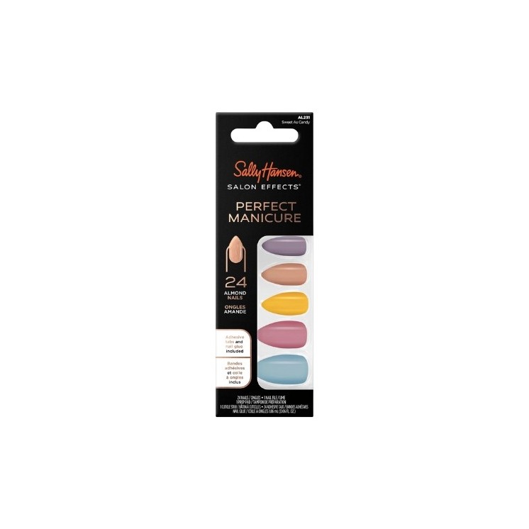 Sally Hansen Salon Effects Perfect Manicure Sweet as Canday Nagelspitzen 24 Stück