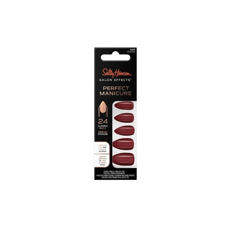 Sally Hansen Salon Effects Perfect Manicure Tipsy do paznokci Cinna-Snap 24 sztuki