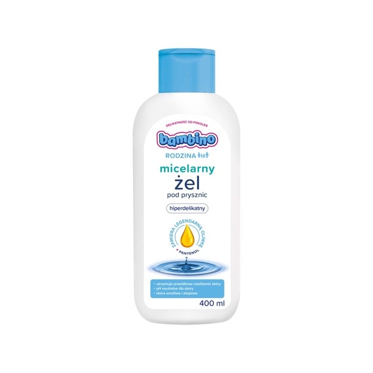 Bambino Rodzina Micelarny żel pod prysznic hiperdelikatny 400 ml