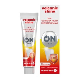 ON WHITE VOLCANIC SHINE Zahnpasta gegen Verfärbungen 75 ml
