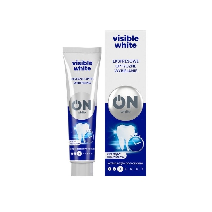 ON WHITE VISIBLE WHITE Zahnpasta optischer Aufheller 75 ml