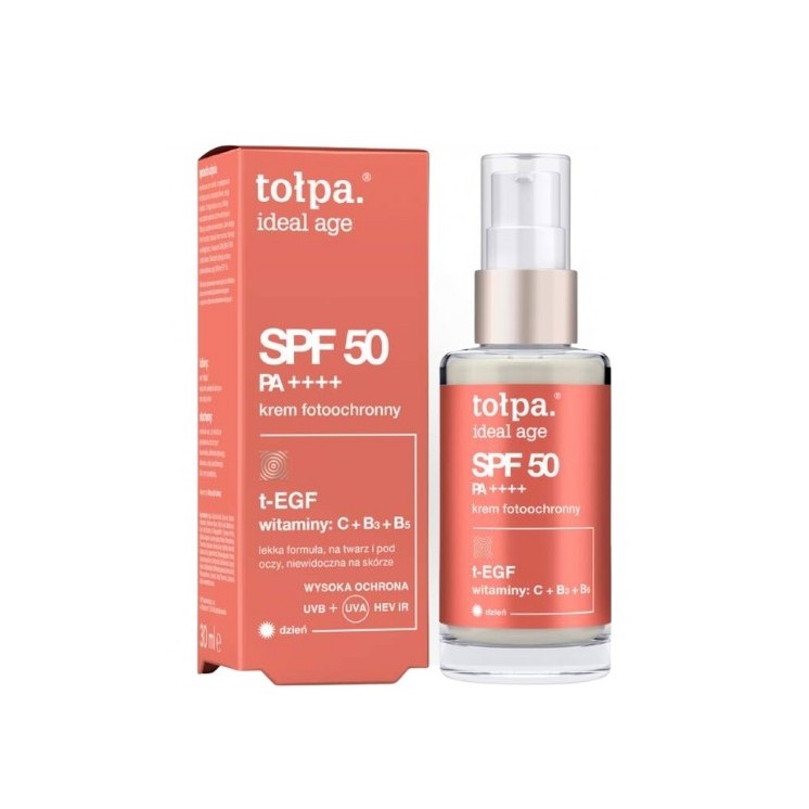 Tołpa Ideal Age SPF50 Lichtschützende Gesichtscreme 50 ml