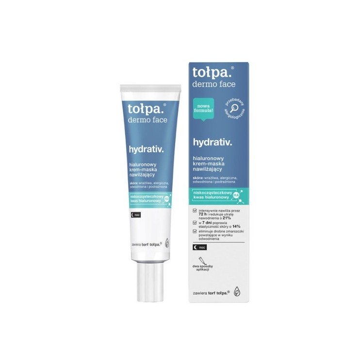 Tołpa Dermo Face Hydrativ Krem-Maska nawilżająca na noc 40 ml