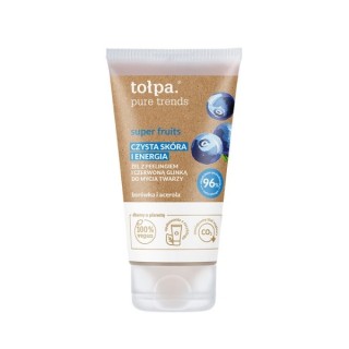 Tołpa Pure Trends Super Fruits Żel do mycia twarzy z peelingiem 150 ml Tołpa Pure Trends Super Fruits Żel do mycia twarzy z peelingiem 150 ml