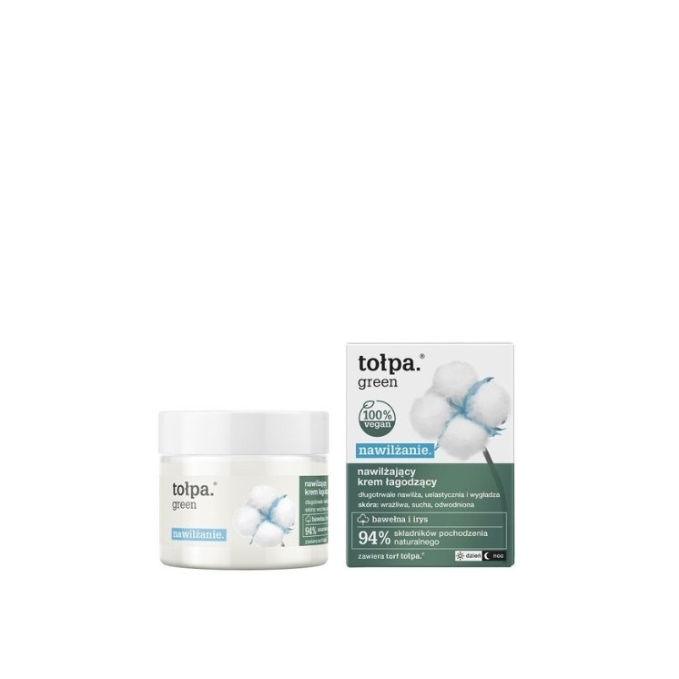 Tołpa Green Nawilżanie Krem do twarzy łagodząco-nawilżający 50 ml
