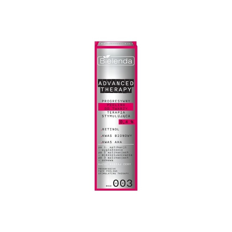 Bielenda  Advanced Therapy peeling do twarzy terapia stymulująca 30 ml