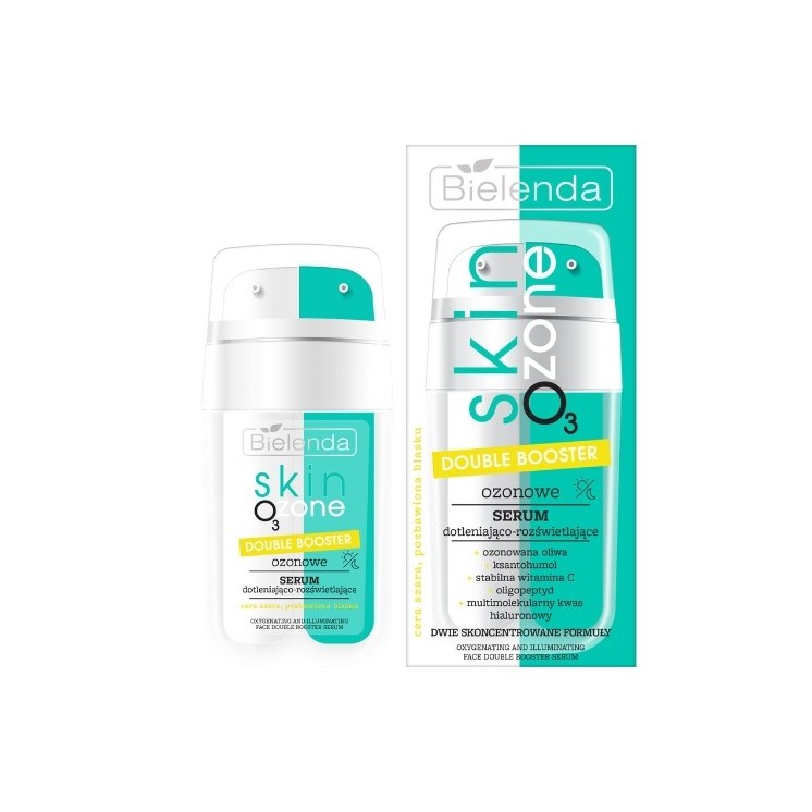 Bielenda SKIN O3 ZONE Double booster ozonowe serum rozświetlające 2x7,5ml