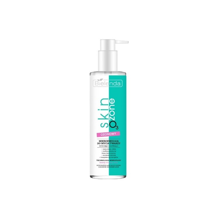 Bielenda SKIN O3 ZONE Ozonowa mikroemulsja do mycia twarzy dotleniająco - nawilżająca 195 ml