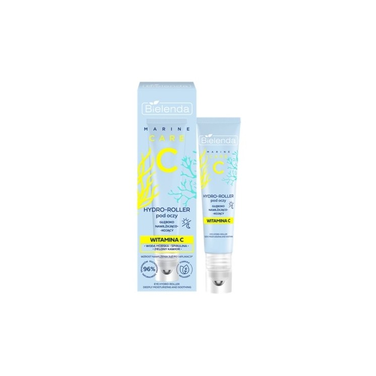 Bielenda C MARINE CARE Hydro-roller pod oczy  kojący z witaminą C 15ml