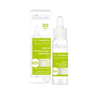 Bielenda SKIN ACADEMY SOLUTION Micro-exfoliating and smoothing Serum 30ml Bielenda SKIN ACADEMY SOLUTION Micro-exfoliating and smoothing Serum 30ml