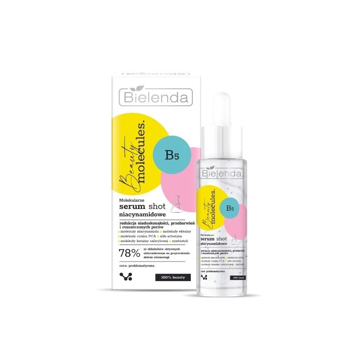 Bielenda Beauty Molecules Serum-shot do twarzy niacynamidowe 30g