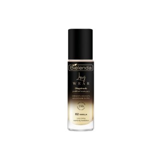Bielenda LONG WEAR Langanhaltende mattierende Grundierung 02 Vanilla 30 ml Bielenda LONG WEAR Langanhaltende mattierende Grundierung 02 Vanilla 30 ml