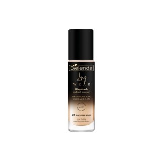 Bielenda LONG WEAR Langanhaltende mattierende Grundierung 04 Natural Beige 30 ml Bielenda LONG WEAR Langanhaltende mattierende Grundierung 04 Natural Beige 30 ml