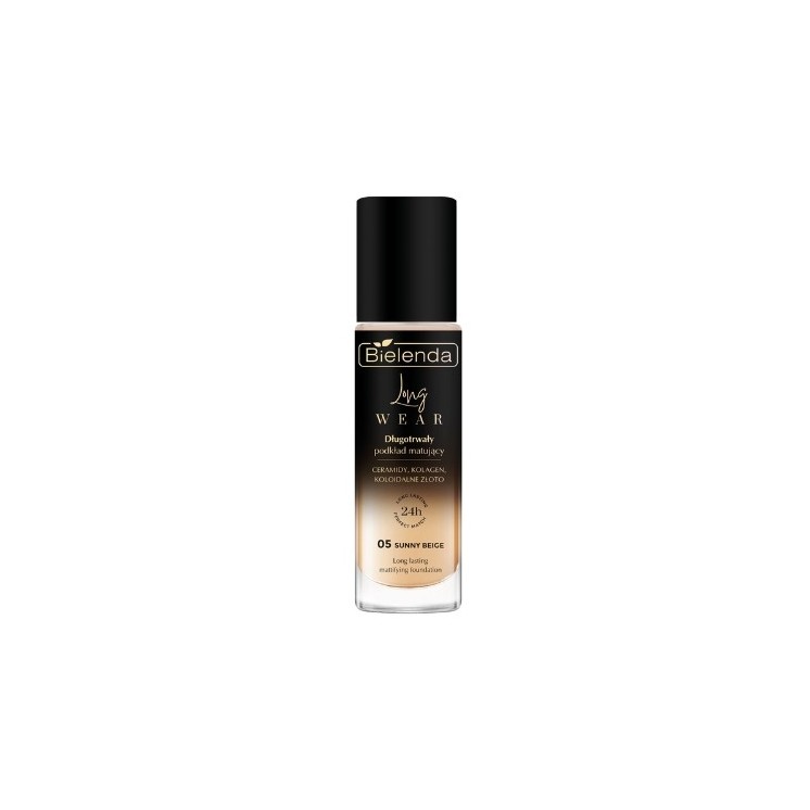 Bielenda LONG WEAR Długotrwały podkład matujący 05 Sunny Beige 30 ml