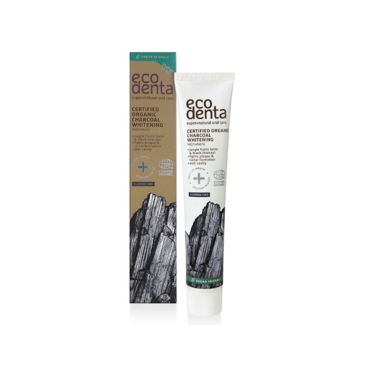 Ecodenta Certified Organic Pasta do zębów z węglem 75 ml