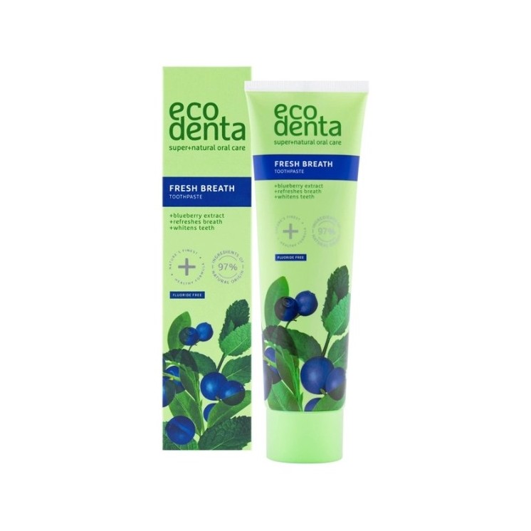Ecodenta Fresh Breath Pasta do zębów Borówka 100 ml
