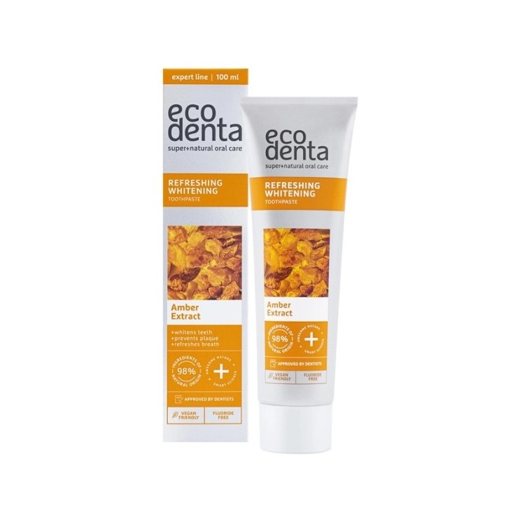 Ecodenta Refreshing Pasta do zębów z wyciągiem z bursztynu 100 ml
