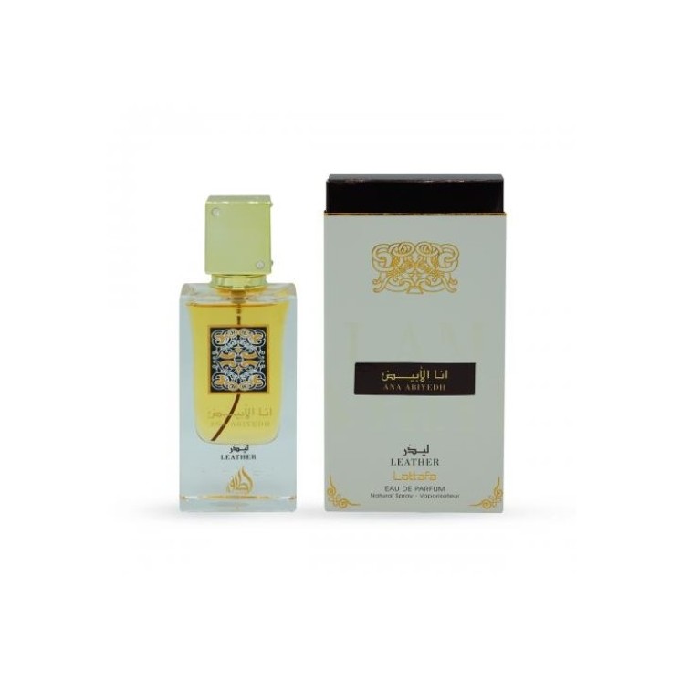 Lattafa Ana Abiyedh Leather Eau de Parfum für Damen und Herren 60 ml