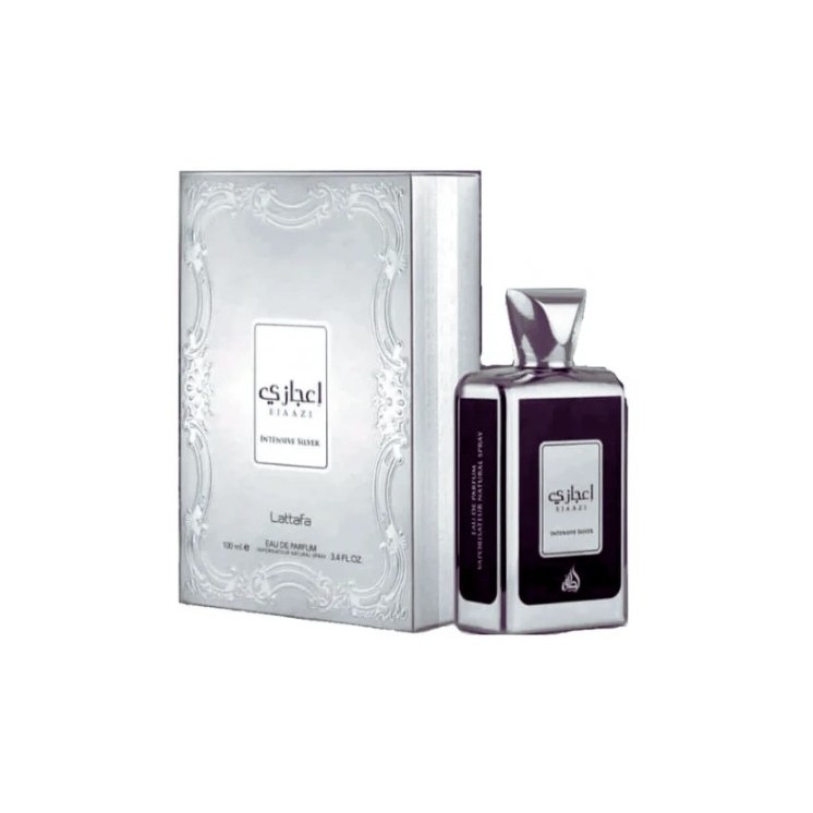 Lattafa Woda perfumowana unisex Ejaazi Intensive Silver 100 ml
