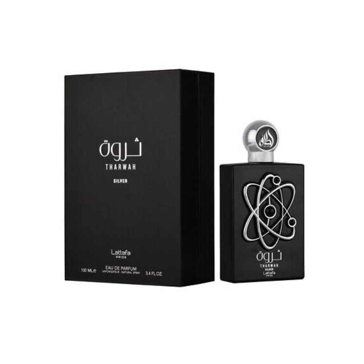 Lattafa Woda perfumowana dla mężczyzn Tharwah Silver 100 ml