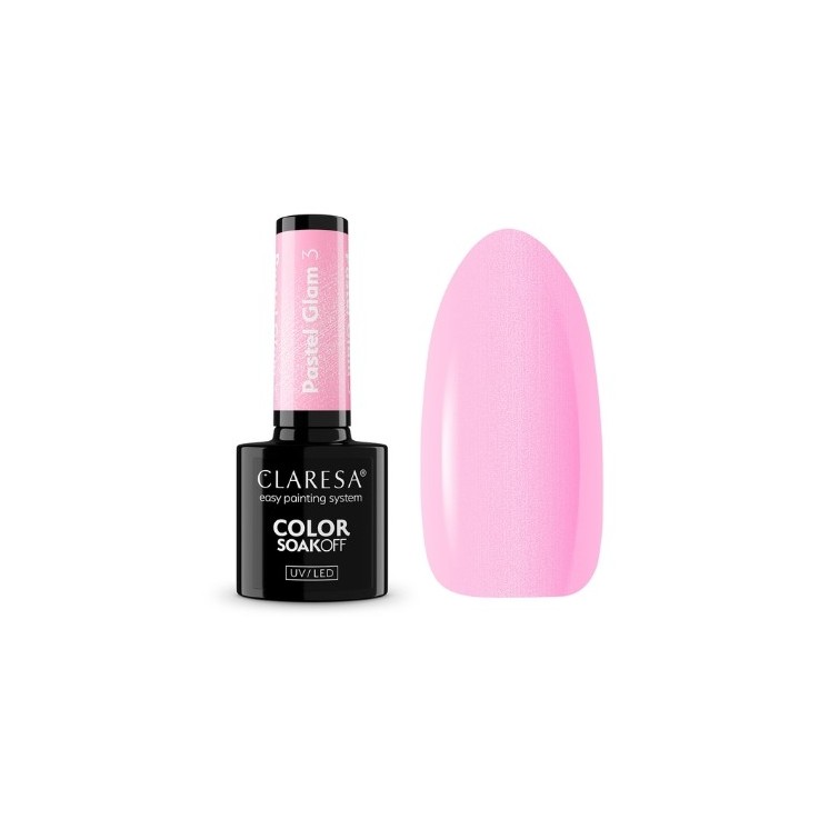 Claresa Pastel Glam Lakier hybrydowy /3/ 5 g