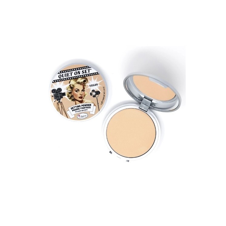 theBalm Quiet on Set prasowany Puder do twarzy /02/ Light Neutral 8 g