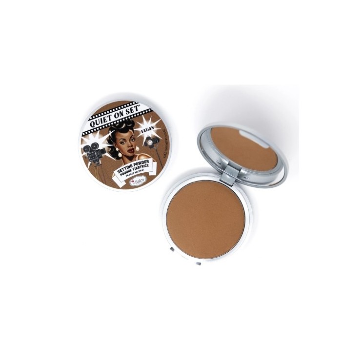 theBalm Quiet on Set prasowany Puder do twarzy /04/ Deep Neutral 8 g