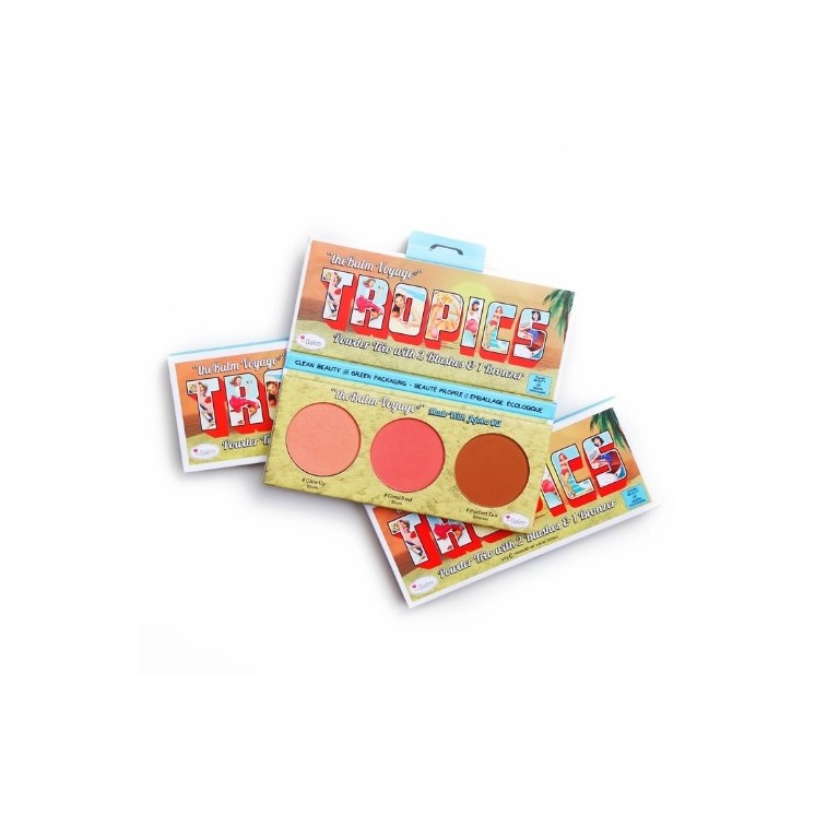 theBalm C&G Tropics Trio Paletka do konturowania: Bronzer + 2 Róże do policzków 8,5 g