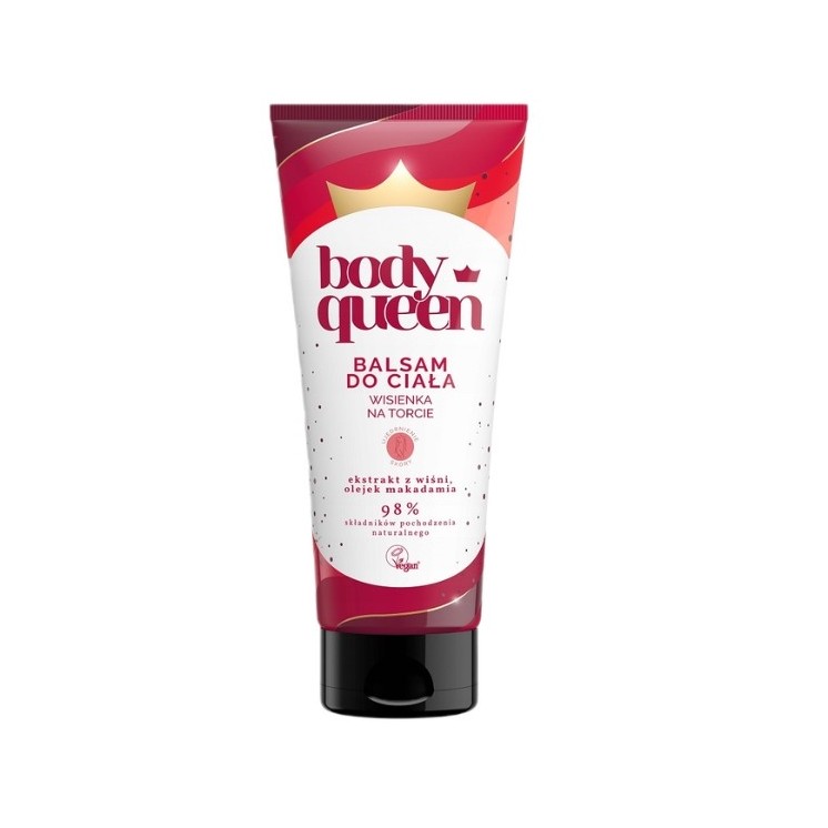 Body Queen ujędrniający Balsam do ciała Wisienka na torcie 200 ml