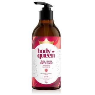 Body Queen regenerierendes Duschgel Kirsche auf dem Kuchen 400 ml