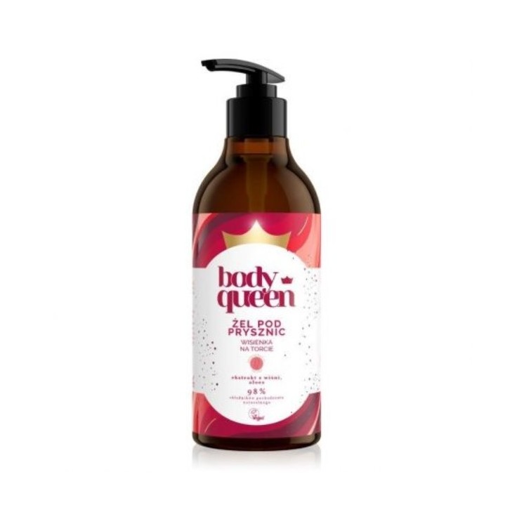 Body Queen regenerujący Żel pod prysznic Wisienka na torcie 400 ml